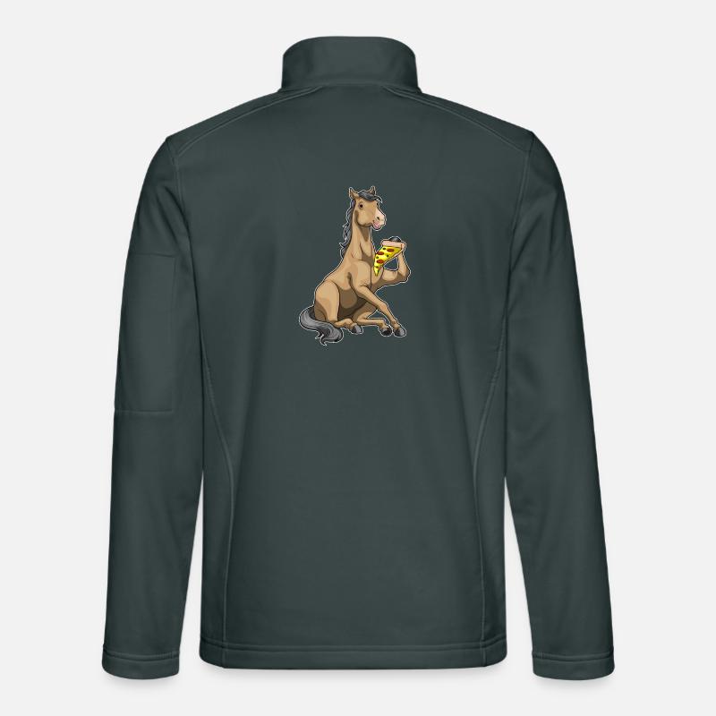 Pferd Pizza Unisex Softshelljacke