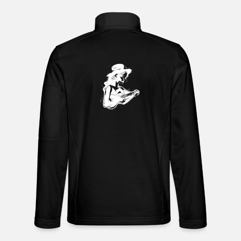 Ukulele Lover - Unisex Softshell Jacket - black
