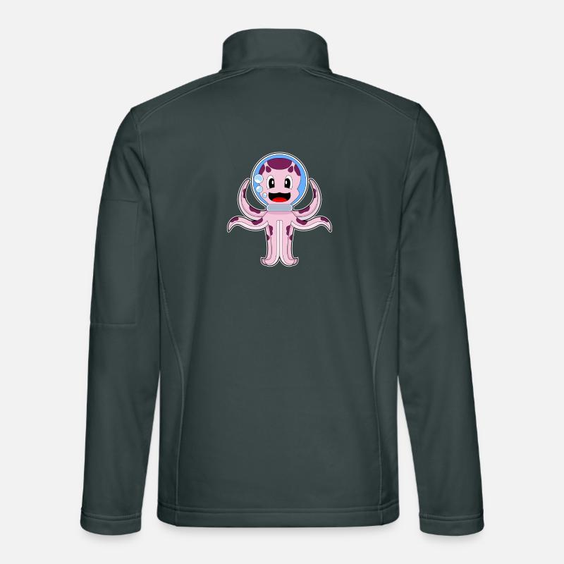 Krake Aquarium Unisex Softshelljacke