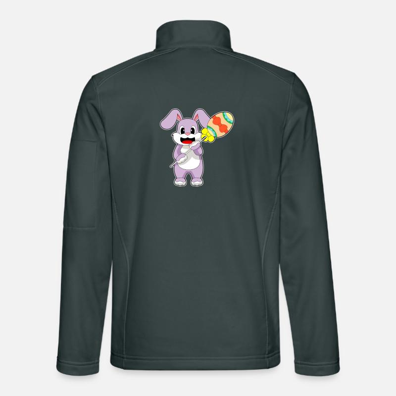 Oeuf de Pâques lapin Veste en tissu softshell Unisexe