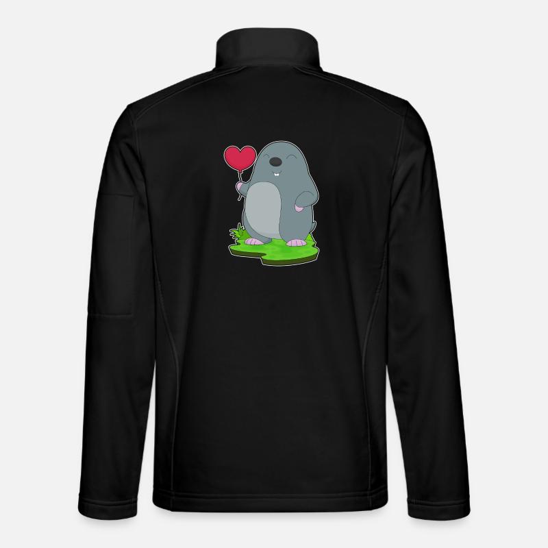 Mole Balloon - Unisex Softshell Jacket - black