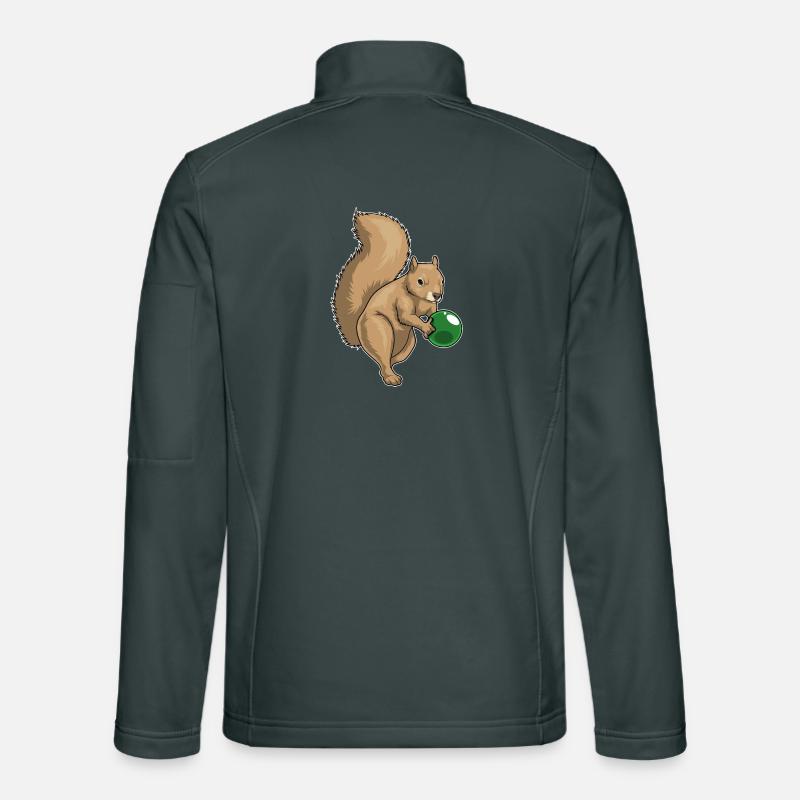Boule de bowling Squirrel Veste en tissu softshell Unisexe
