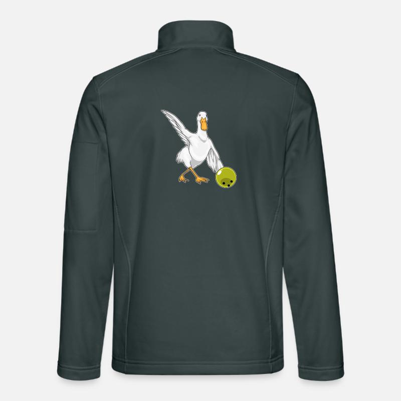 Ente Bowling Bowlingkugel Unisex Softshelljacke