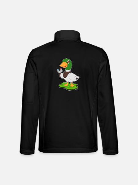 Duck Magnet - Unisex Softshell Jacket - black