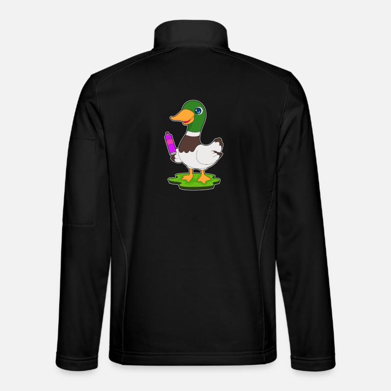Aérosol de pulvérisation de canard - Veste en tissu softshell Unisexe - noir