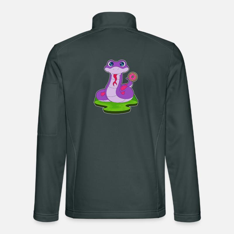 Snake Donut Unisex Softshell Jacket