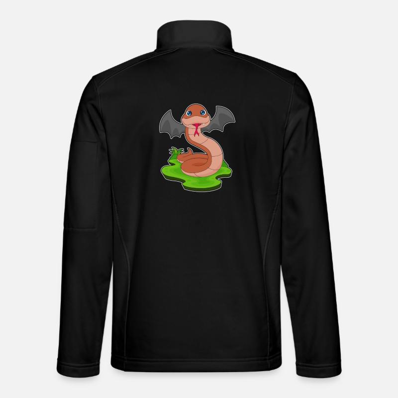 Chauve-souris serpent - Veste en tissu softshell Unisexe - noir
