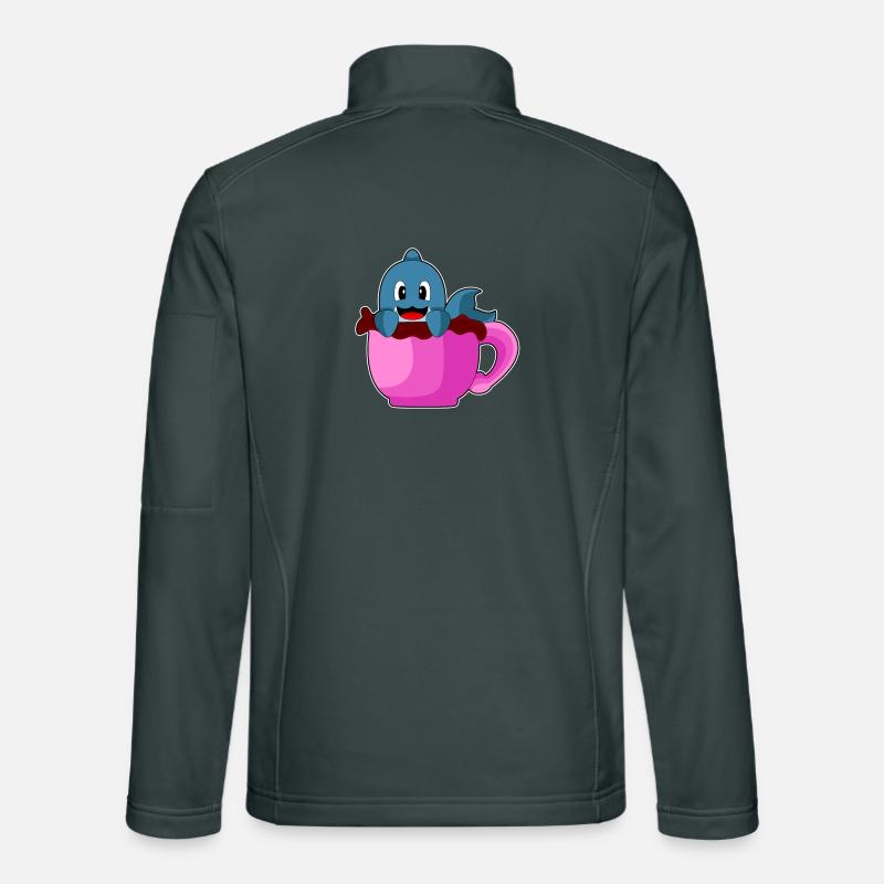 Tasse à café Dolphin Veste en tissu softshell Unisexe
