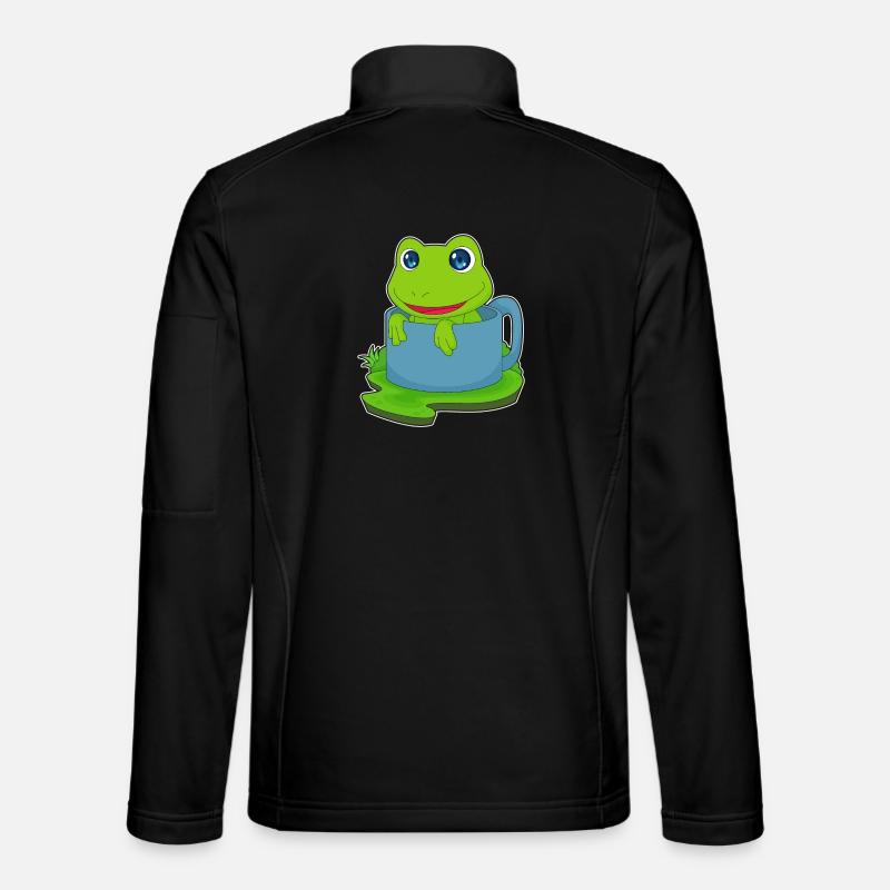 Mug grenouille - Veste en tissu softshell Unisexe - noir