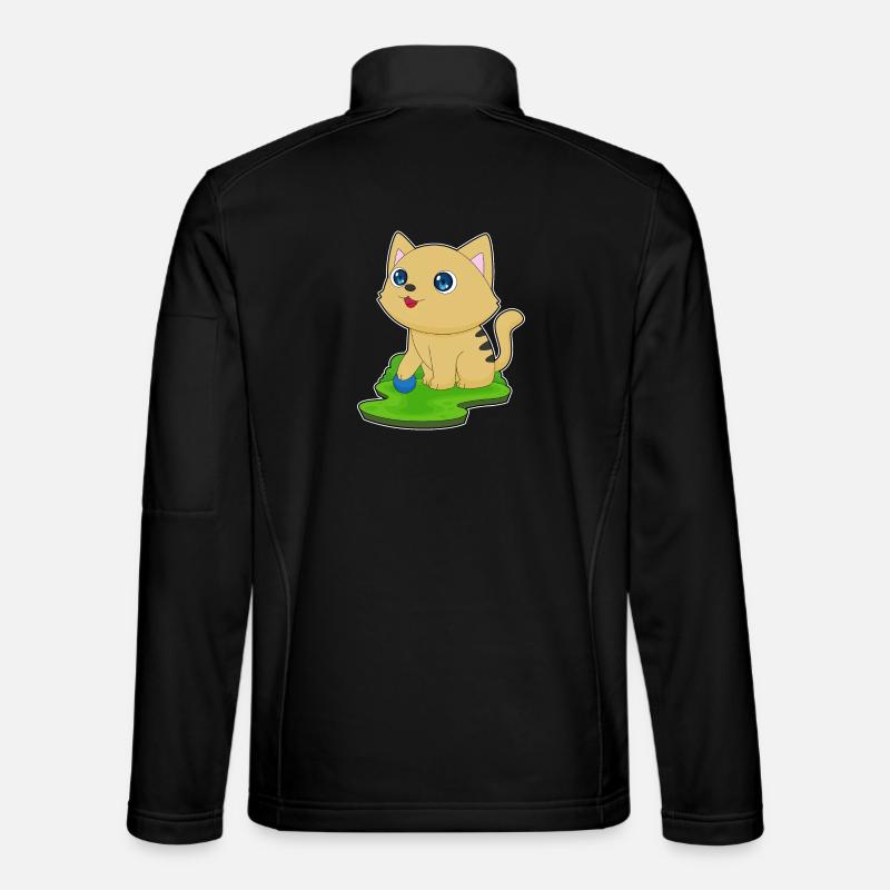 Jeu de chat - Veste en tissu softshell Unisexe - noir