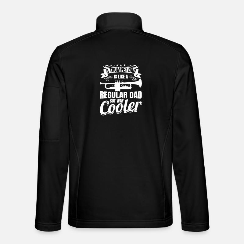 Trompeter Vater - Unisex Softshelljacke - Schwarz