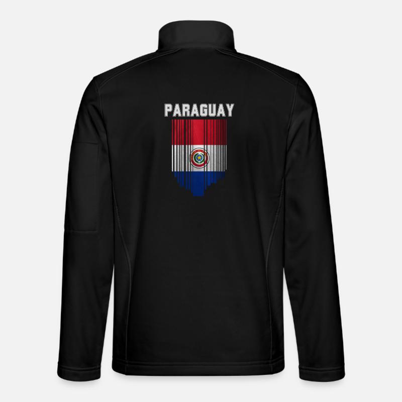 Paraguayan flag, Paraguayan pride - Unisex Softshell Jacket - black