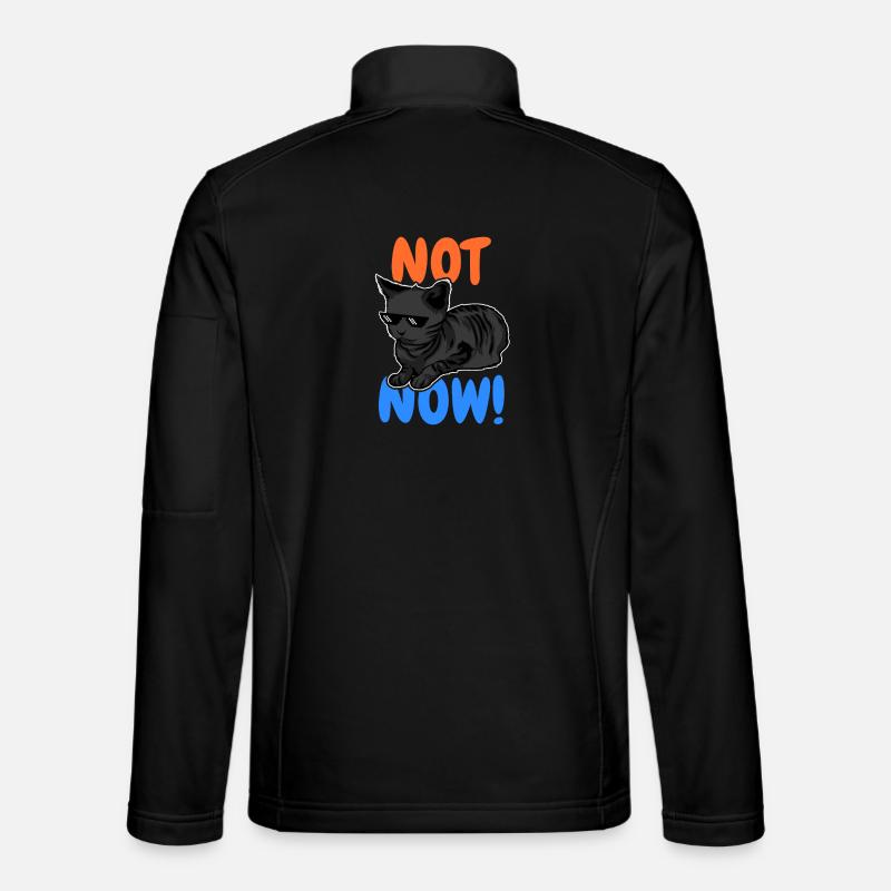 Drôle de chat Veste en tissu softshell Unisexe