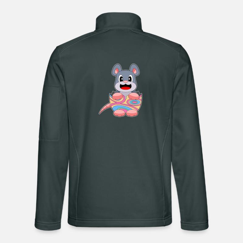 Mouse Easter Easter Egg Unisex Softshell Jacket