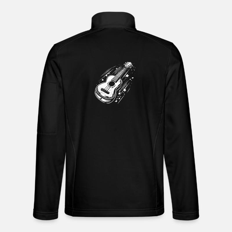 Ukulele - Unisex Softshelljacke - Schwarz