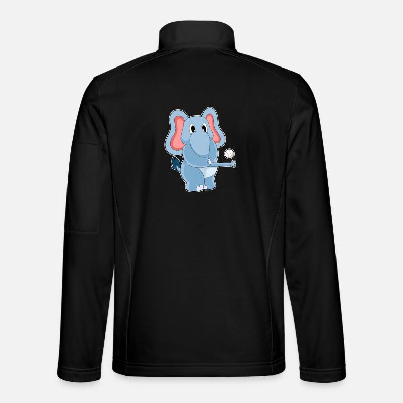 Elephant Baseball Unisex Softshell Jacket