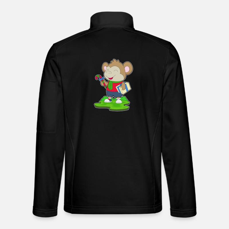 Monkey Christmas Package Unisex Softshell Jacket