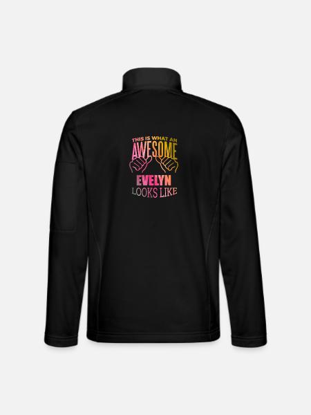 Evelyn Evelyn Evelyn - Unisex Softshell Jacket - black