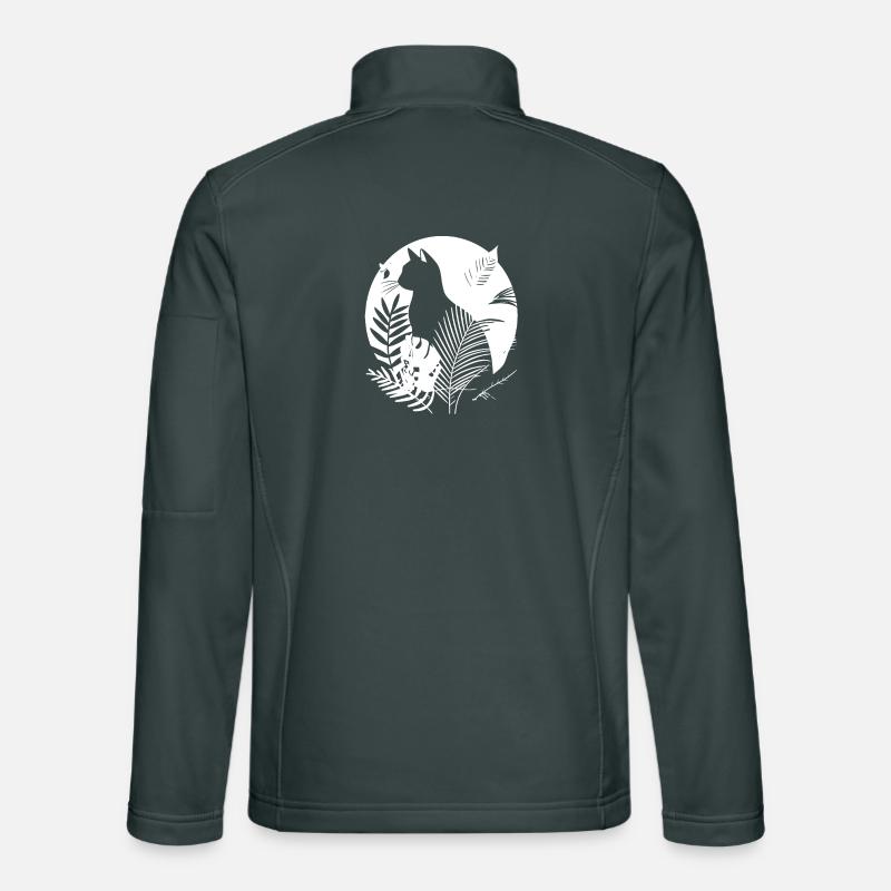Cats Illustration Unisex Softshell Jacket
