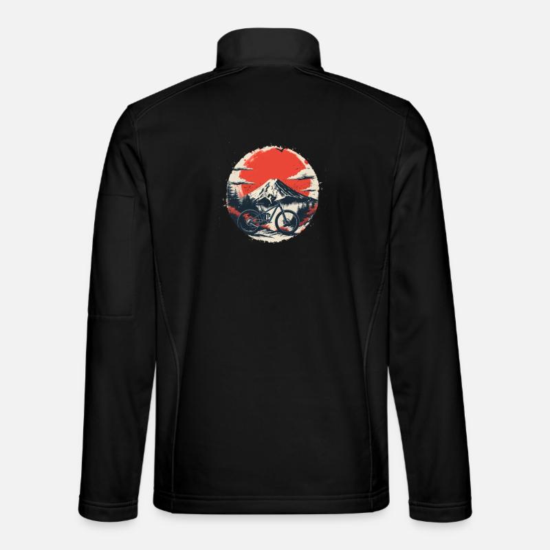 Mountain bikers Unisex Softshell Jacket