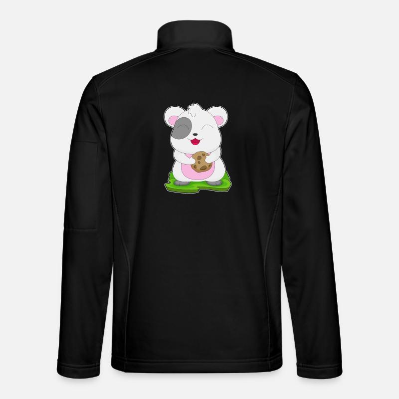 Biscuit hamster - Veste en tissu softshell Unisexe - noir