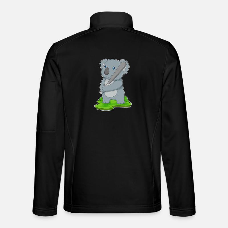 Koala Baseball Batte de Baseball Veste en tissu softshell Unisexe
