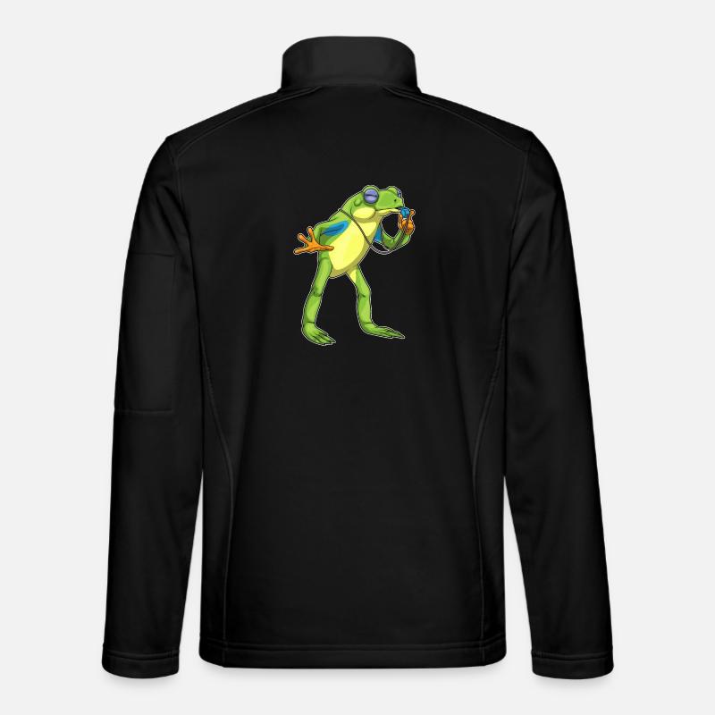 Frog Referee Whistle Unisex Softshell Jacket