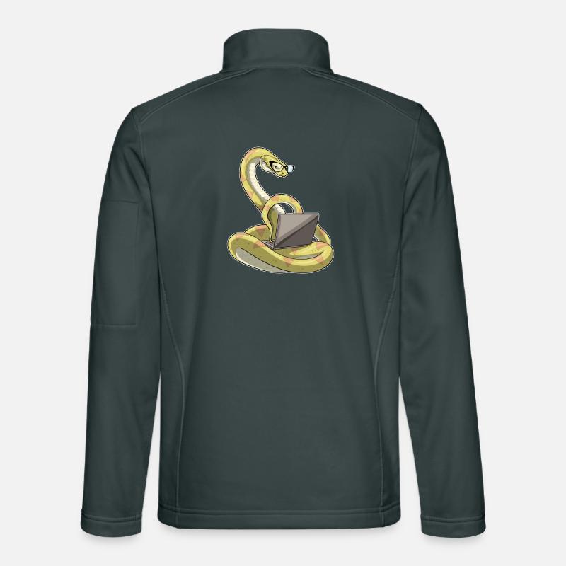 Ordinateur portable serpent Veste en tissu softshell Unisexe