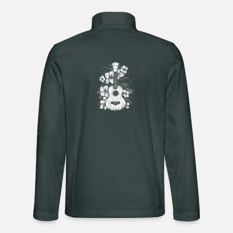 Ukulele Comic Look Unisex Softshelljacke