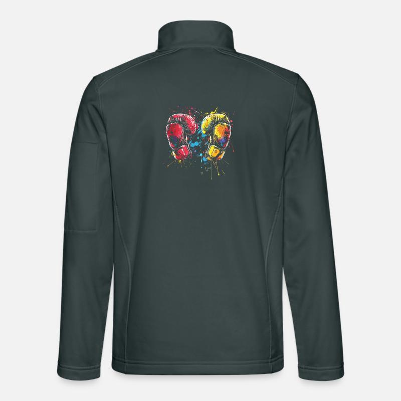 Kickboxing Gloves Unisex Softshell Jacket