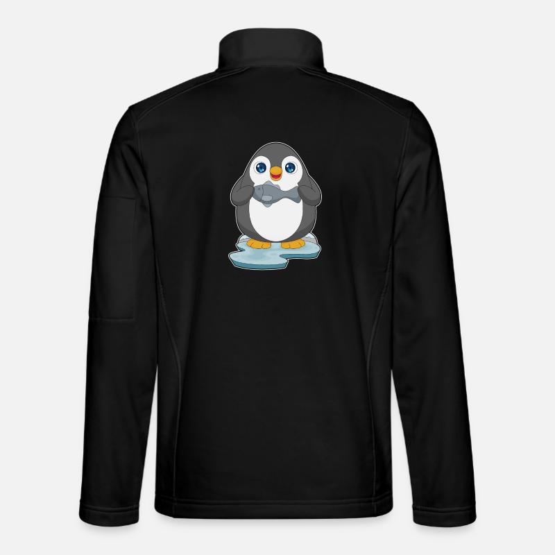 Poisson pingouin Veste en tissu softshell Unisexe