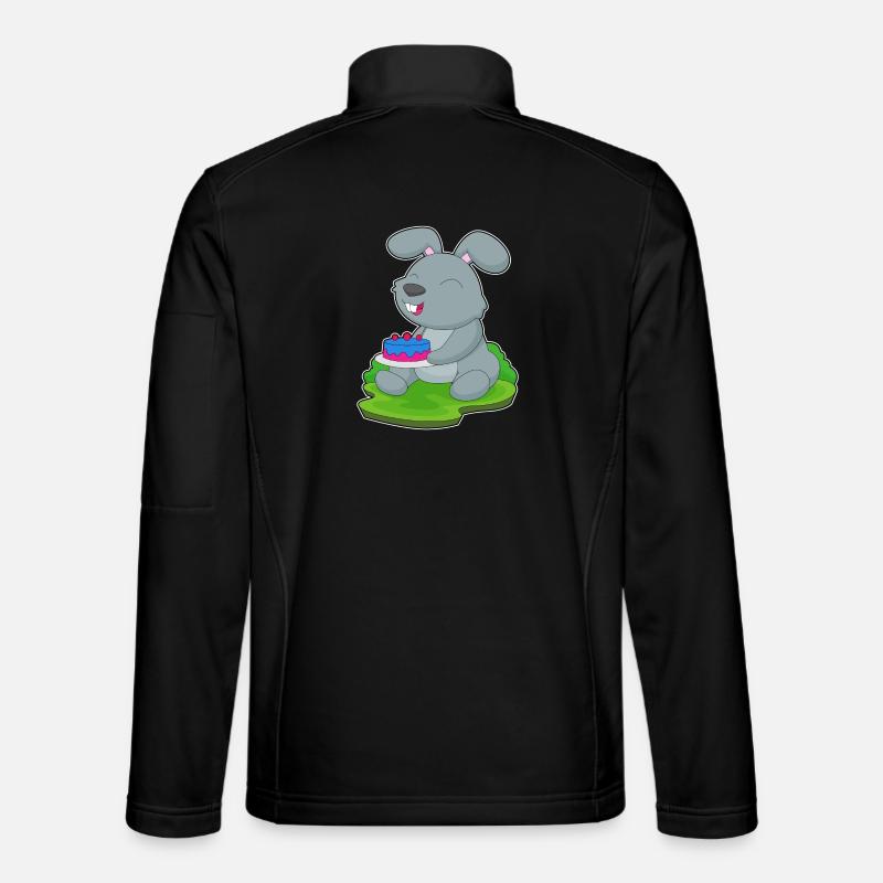 Bunny Cake - Unisex Softshell Jacket - black