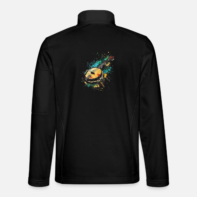 Banjo Graffiti - Unisex Softshell Jacket - black