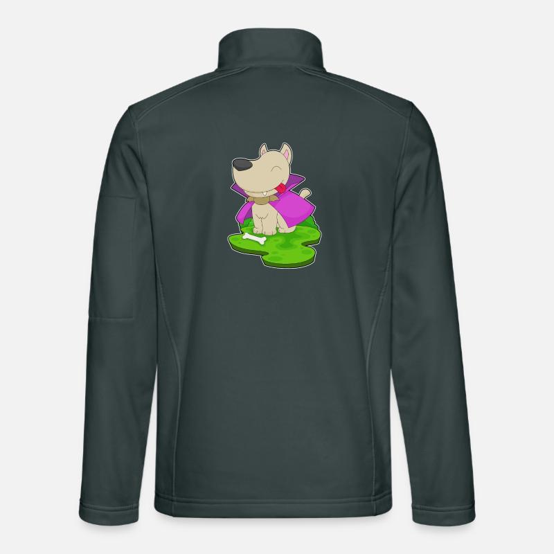 Chien Halloween Vampire Veste en tissu softshell Unisexe