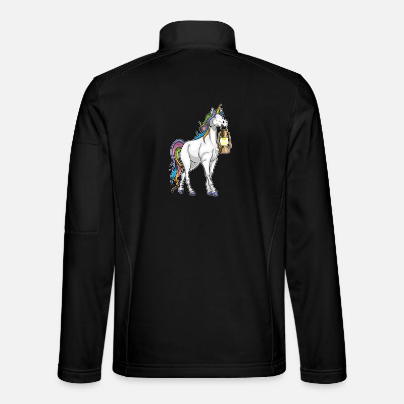 Lanterne Licorne Veste en tissu softshell Unisexe