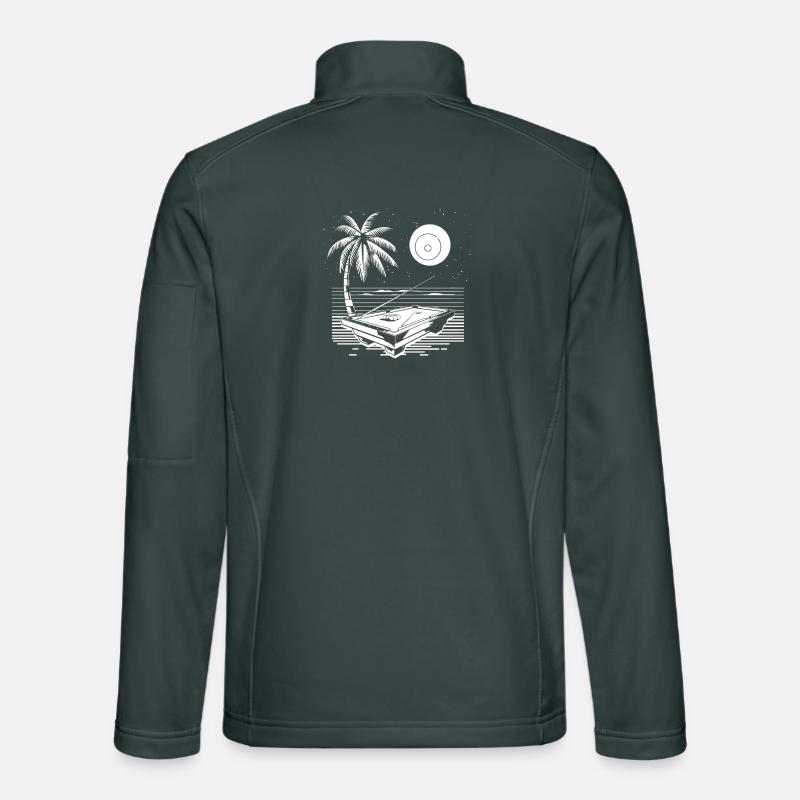 Billiards Drawing Unisex Softshell Jacket