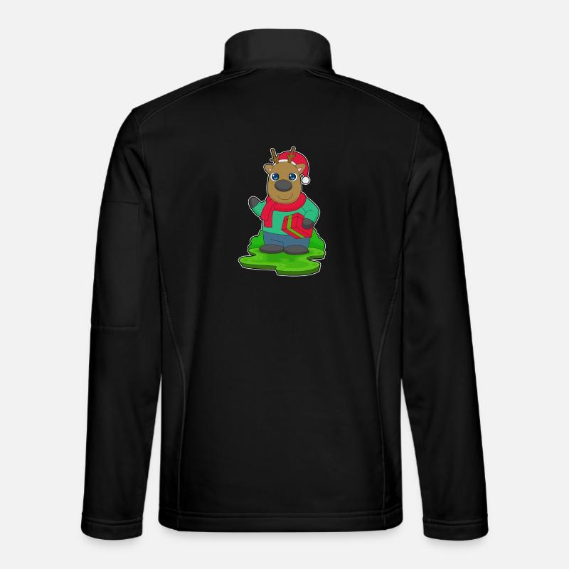 Reindeer Christmas Package Unisex Softshell Jacket