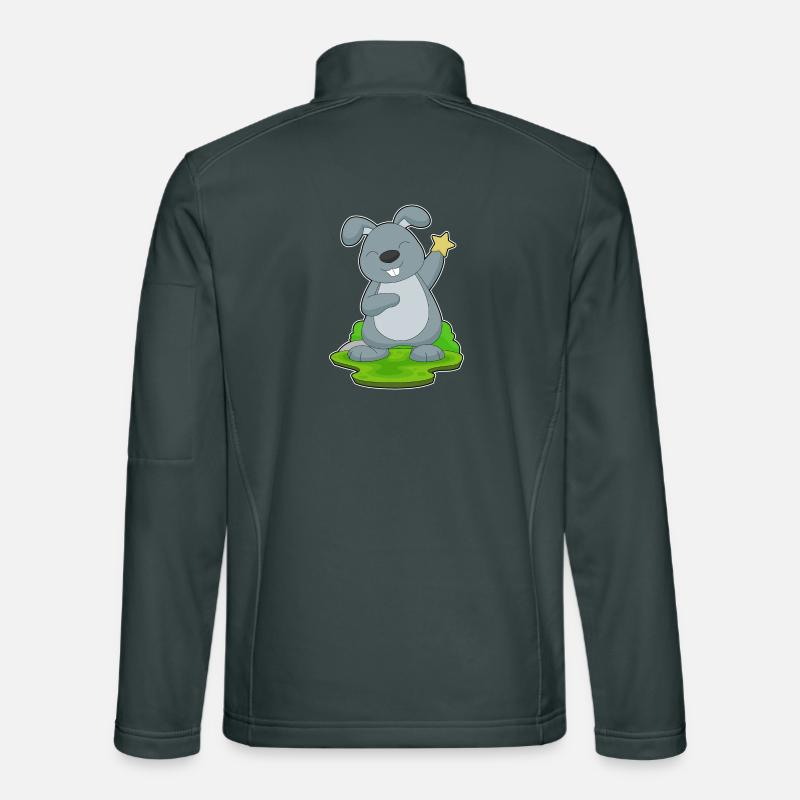Étoile de lapin Veste en tissu softshell Unisexe