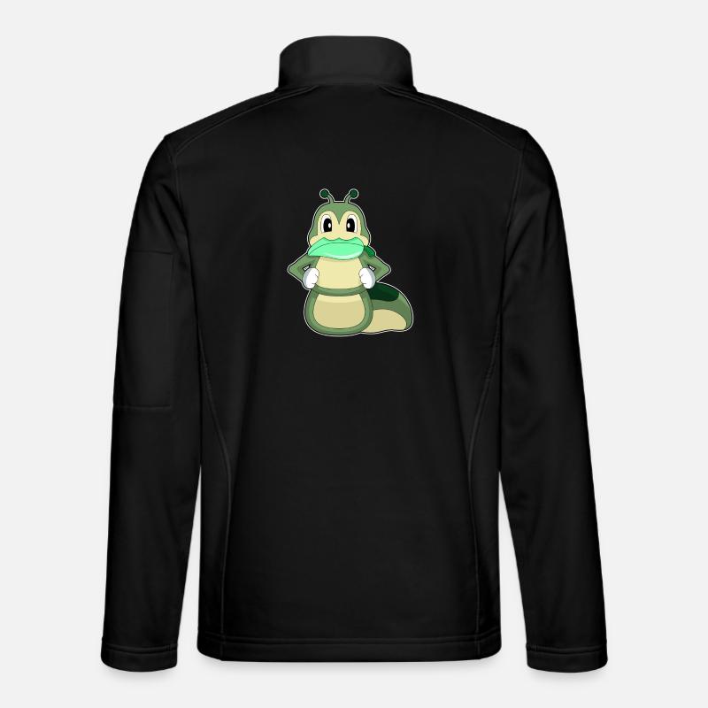 Caterpillar Leaf - Unisex Softshell Jacket - black