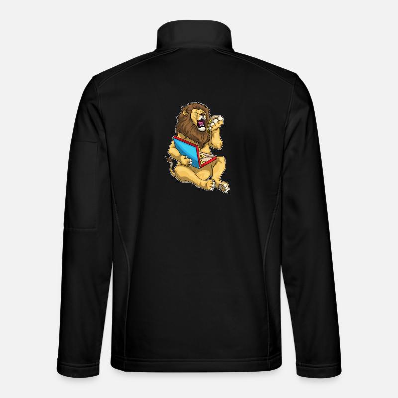 Lion Pizza - Unisex Softshell Jacket - black