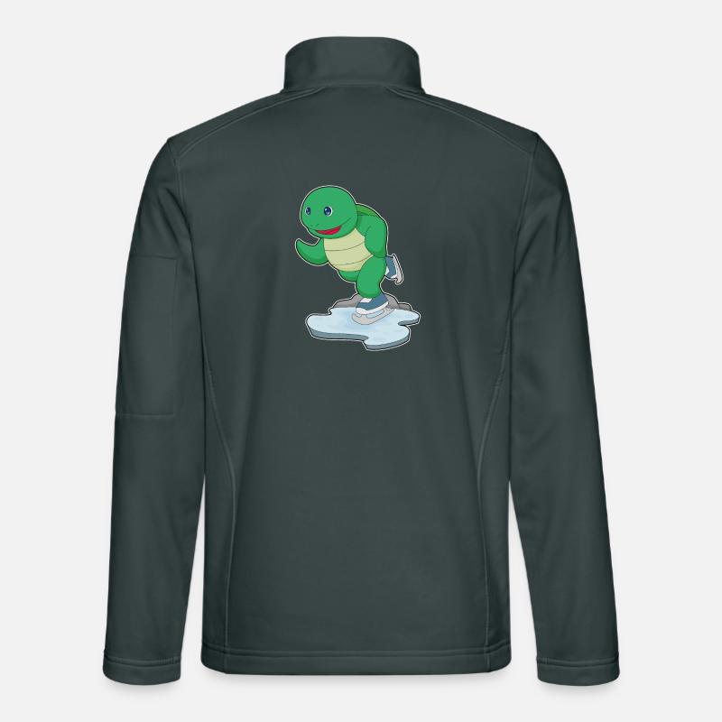 Patins à glace tortue Veste en tissu softshell Unisexe