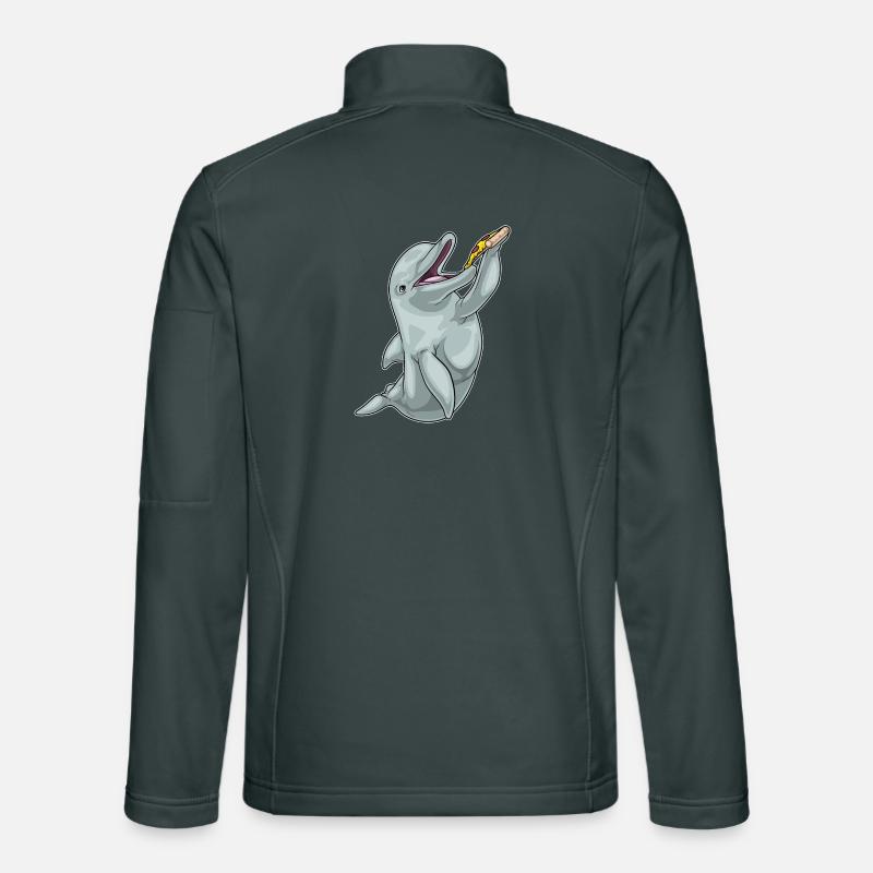 Dolphin Pizza Unisex Softshell Jacket