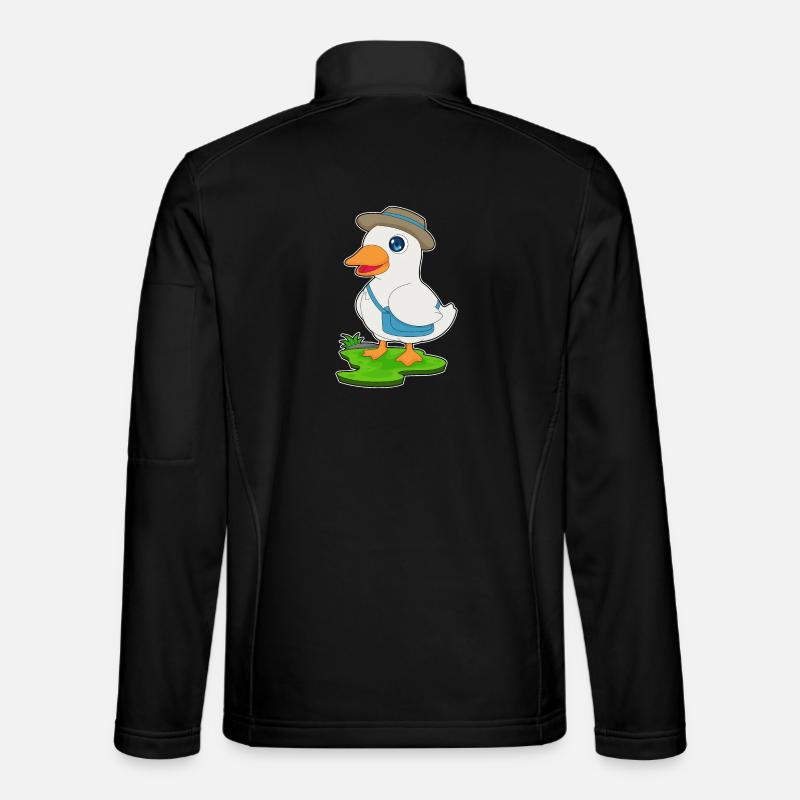 Duck Shoulder Bag - Unisex Softshell Jacket - black