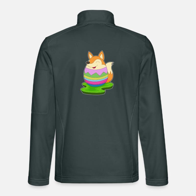 Fox Easter Easter Egg Unisex Softshell Jacket