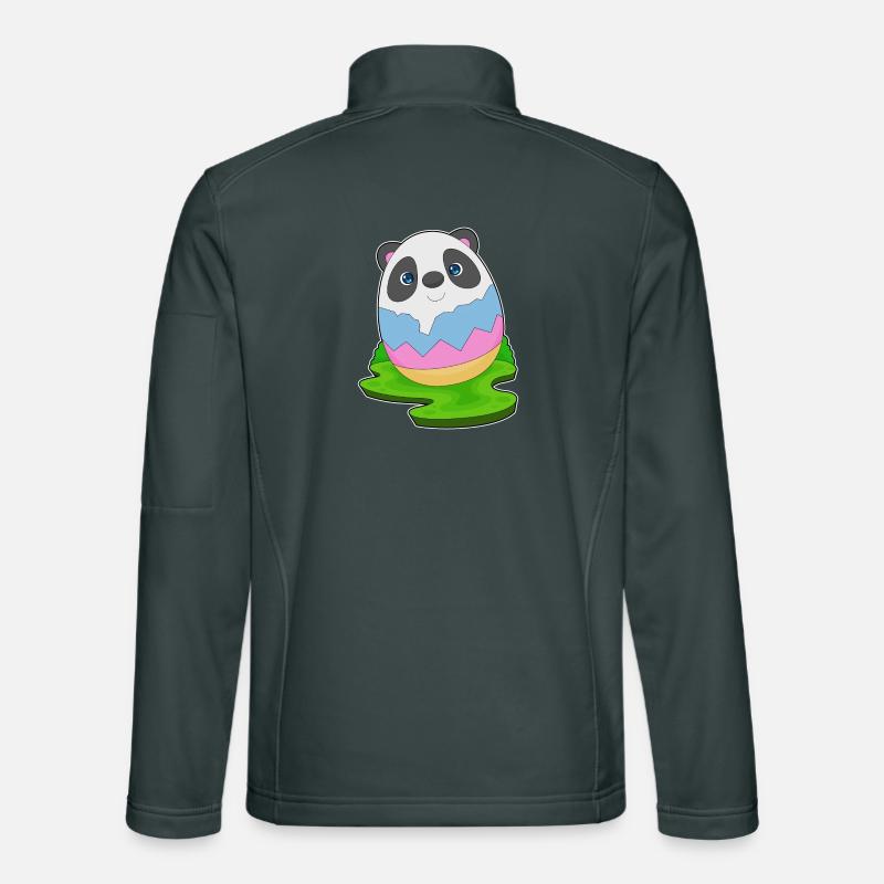 Panda Easter Easter Egg Unisex Softshell Jacket