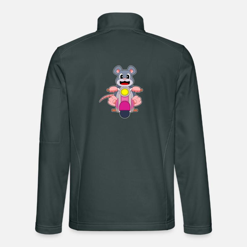 Mouse Motorcycle Unisex Softshell Jacket