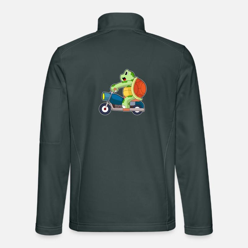 Turtle Motorcycle Unisex Softshell Jacket