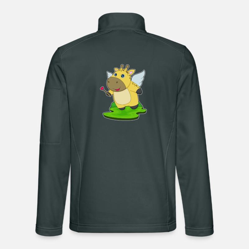 Giraffe Fee Zauberstab Unisex Softshelljacke