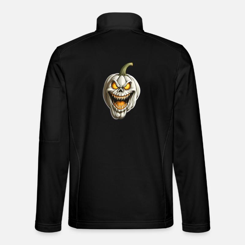 Spooky Pumpkin Clown - Unisex Softshell Jacket - black
