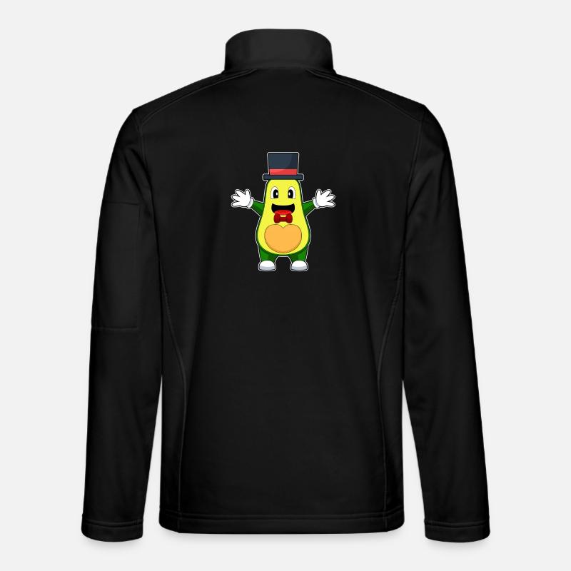 Avocado Groom Cylinder Wedding Unisex Softshell Jacket